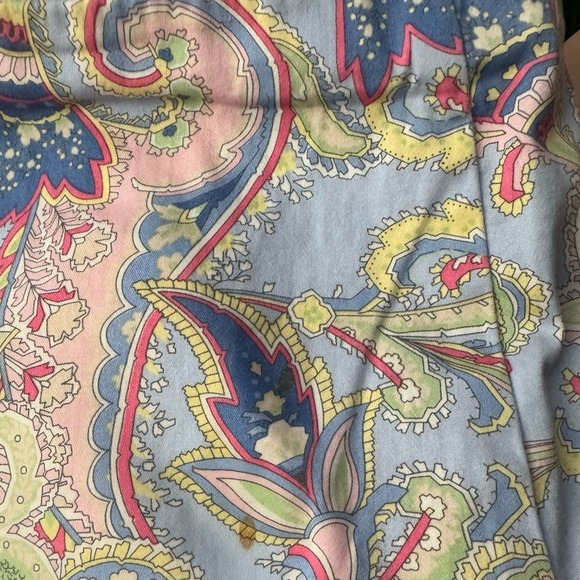 Lauren Ralph Lauren Colorful Paisley Tapered Pants - Picture 4 of 4